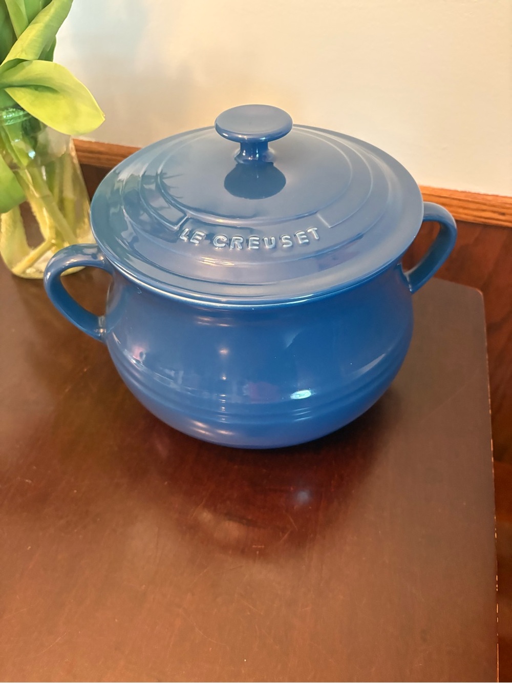 Le Creuset Blue French Soup Tureen with Lid